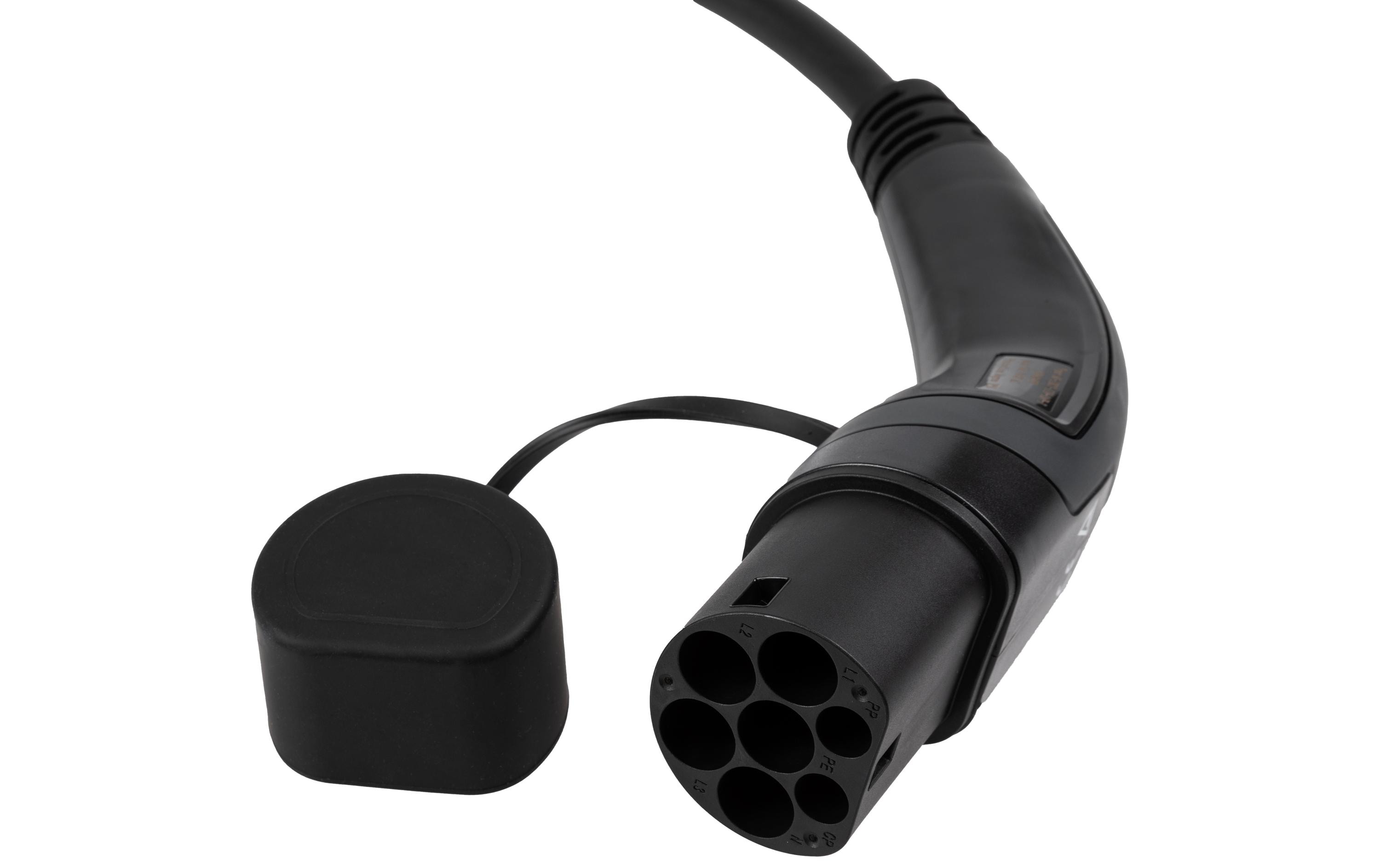 Ladekabel - Typ 2 - 22kW - 5m Spiral