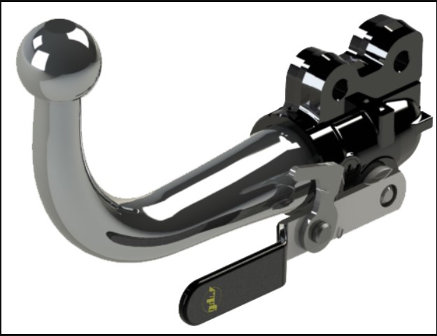 Anhängerkupplung abnehmbar / Opel Combo E