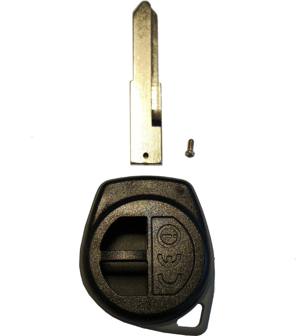 Boîtier de clé avec 2 boutons (pour platine ronde)