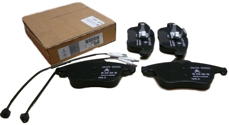 Plaquettes de frein C5 08- 1,6,/1,8/2,0 / 407 11/08-(2.0HDi) avant