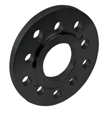 Distanzscheibe ALU 8mm 114,3/5-70,6*73,1 Schwarz eloxierte Nabenlochadaption System 2W - Durchstecksystem mit 2-facher Zentrierung