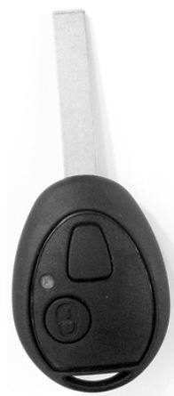 Boîtier de clé avec 2 boutons