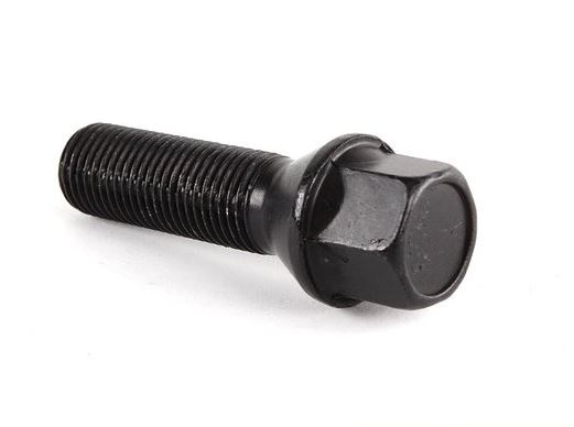Lug bolt M12x1.5 Conical 60° SW--17 L--28 black