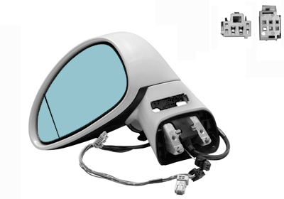 Aussenspiegel C4 -2010 links elektr./Farbe