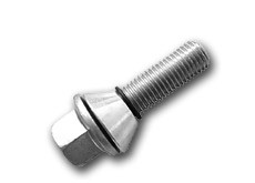 Radschraube M14x1.5 Kegel 60° m. Versatz SW-17 L-45 verzinkt