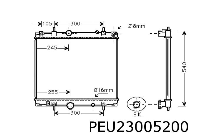 Kühler C8 2,0
