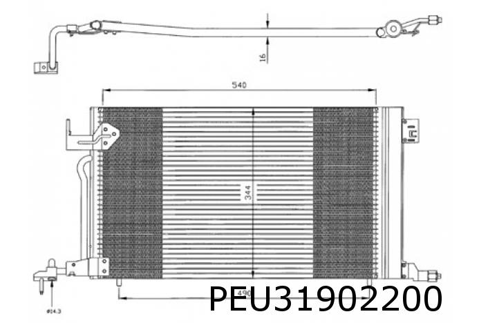 Klima-Kondensator Berlingo
