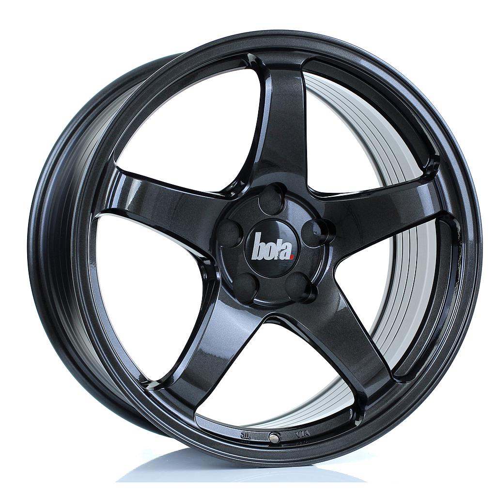 BOLA B2R 7.5X17 GUNMETAL ET40 5x100