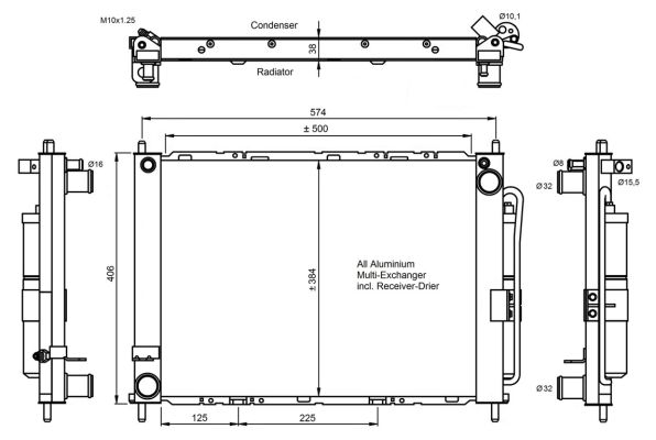 Kühler, Motorkühlung | Kühlmodul