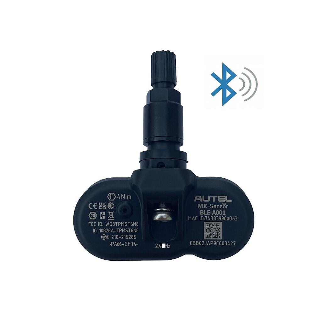 AUTEL Tire pressure sensor with valve black 2.4 GHz Tesla Bluetooth