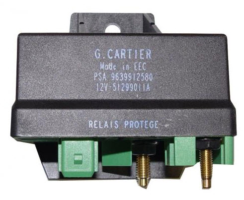 Relay, glow plug system