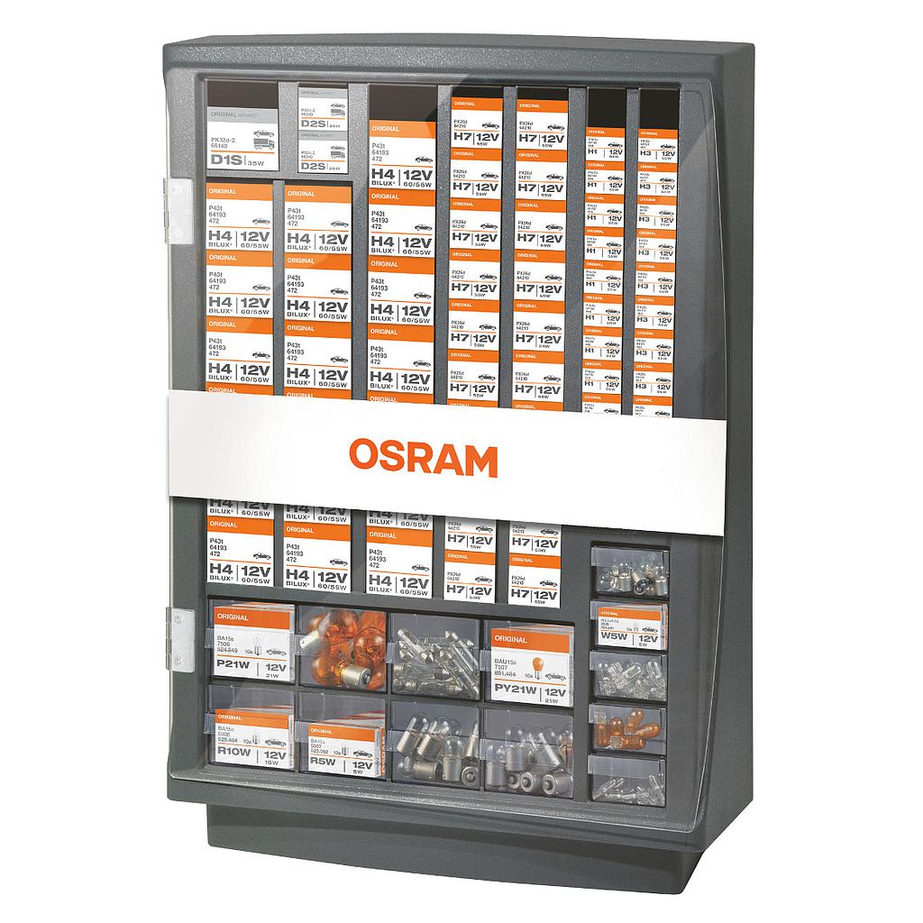 Armoire à ampoules OSRAM équipé