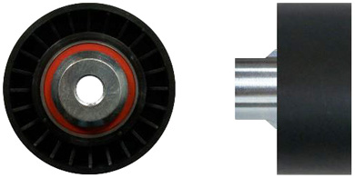 Deflection/Guide Pulley, v-ribbed belt