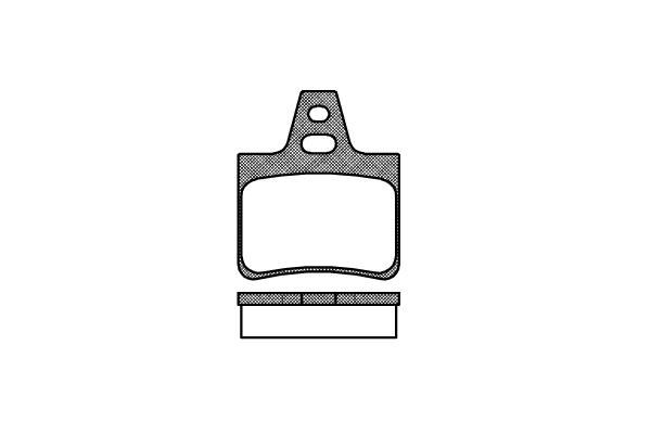 Plaquettes de frein Xantia BL / XM arrière