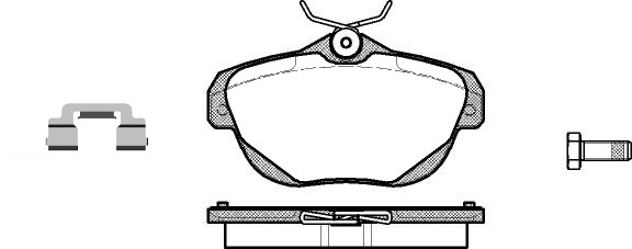 Bremsklötze C6 hinten