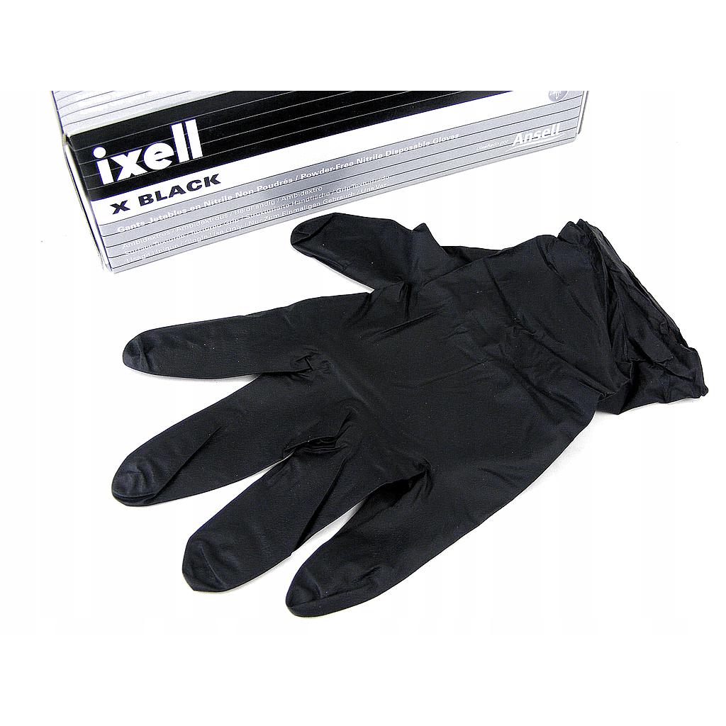 GUANTI IN NITRILE NERO L 100X