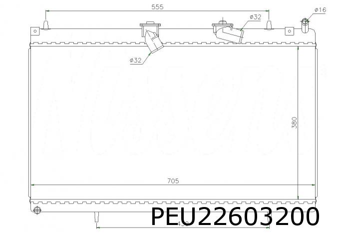 Kühler C5 / C6 / 407 (2.7 HDi) / 607 (2.2 HDi)