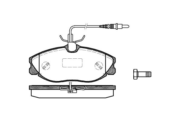 Xsara / ZX / 306 / 406 remblokset voorzijde