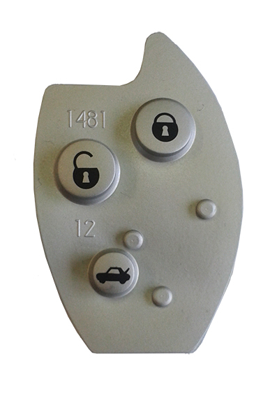 Caoutchouc pour clé 3 boutons