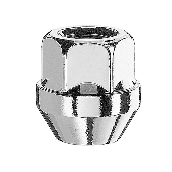 Écrou de roue M12x1.25 Cône 60° SW-19  argent