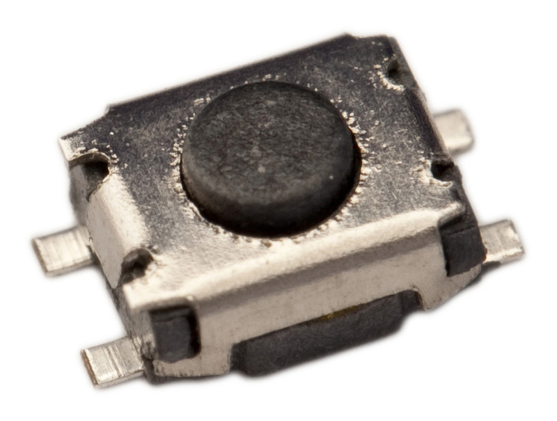 Druckknopf für Platine 3mm x 4mm x 2mm