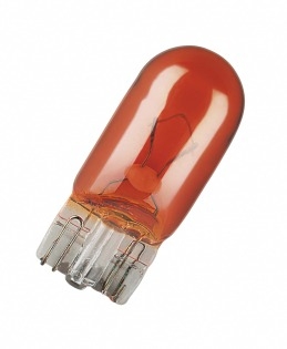 Glassockellampe 12V 5W gelb