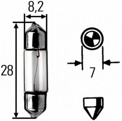 Lampe soffites 12V 3W