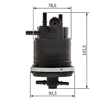Filtre à gasoil PSA (2.0HDi/2.2HDi)
