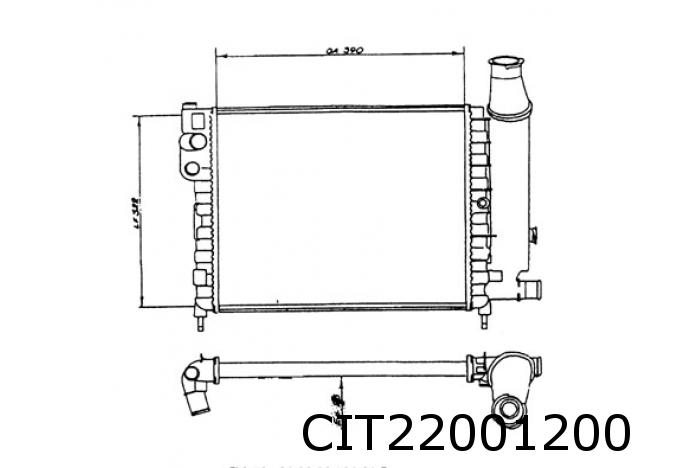 Kühler AX II 91-