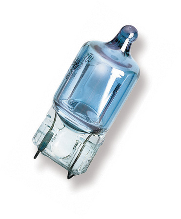 Glassockellampe 12V 5W Cool Blue