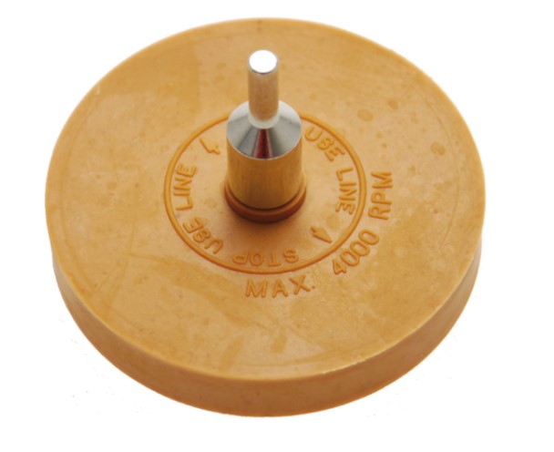 Gummi Radierscheibe fÃ¼r Klebegewichte (Anschluss 6mm)