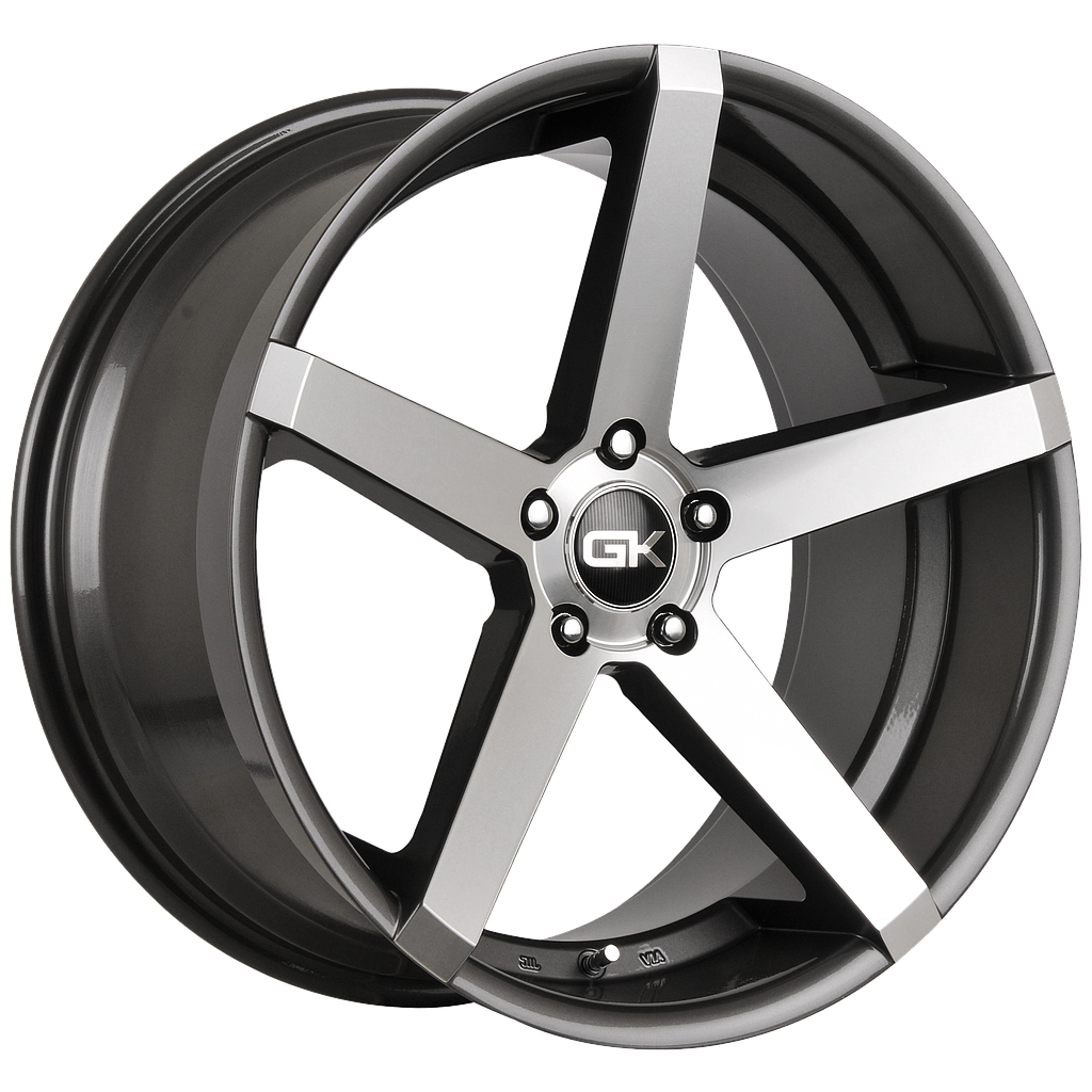 GK 265 Gunmetal Frontpolished 8.5x20 74.1 60° Kegel