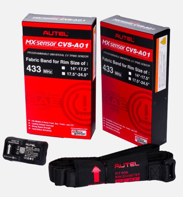 Autel Universal-Reifendrucksensor CV 433MHz mit Textilband 17.5 - 25.4''