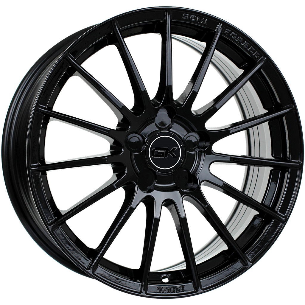 GK 711.FL Schwarz 6.0x15 76.1 60° Kegel