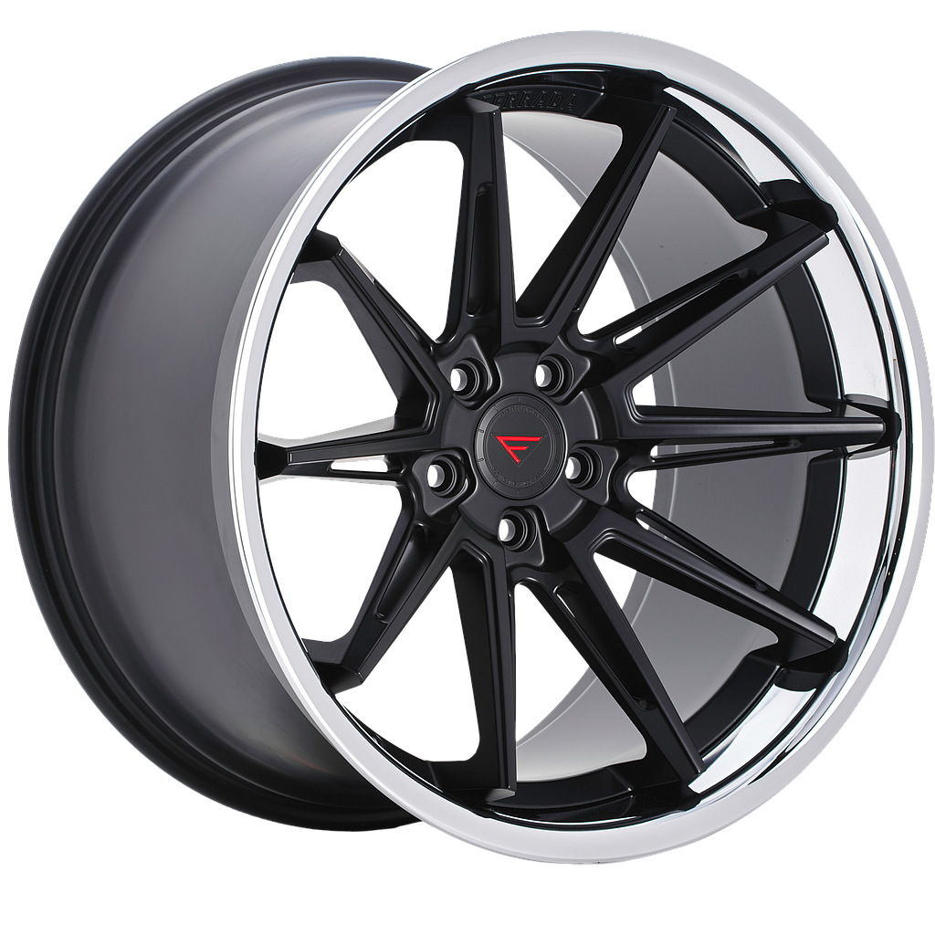 FERRADA CM2 Matte Black / Gloss Black Lip 11.5x20 71.6 60° Kegel