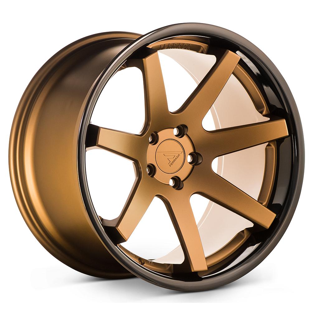 FERRADA FR1 Matte Bronze / Gloss Black Lip 10.5x22 66.6 60° Kegel