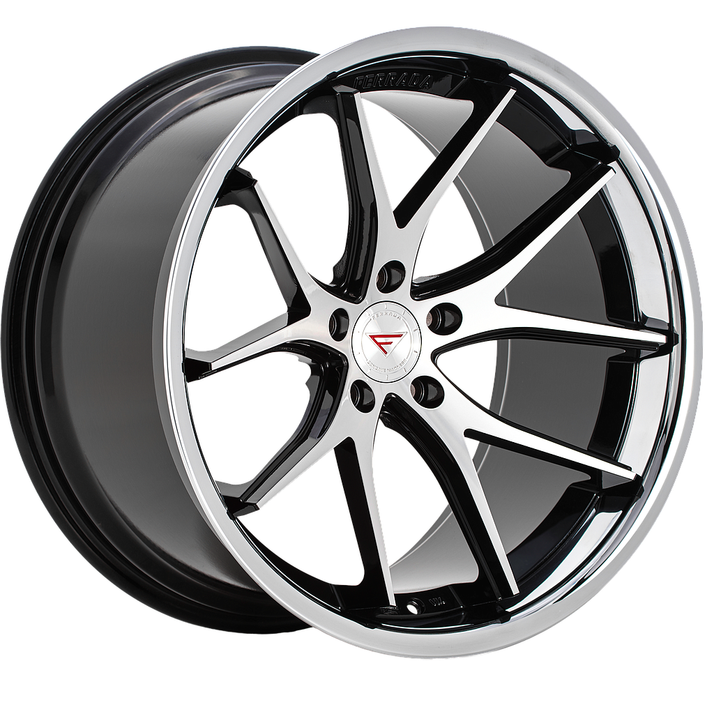 FERRADA FR2 Machine Black / Chrome Lip 10.5x22 74.1 60° Kegel