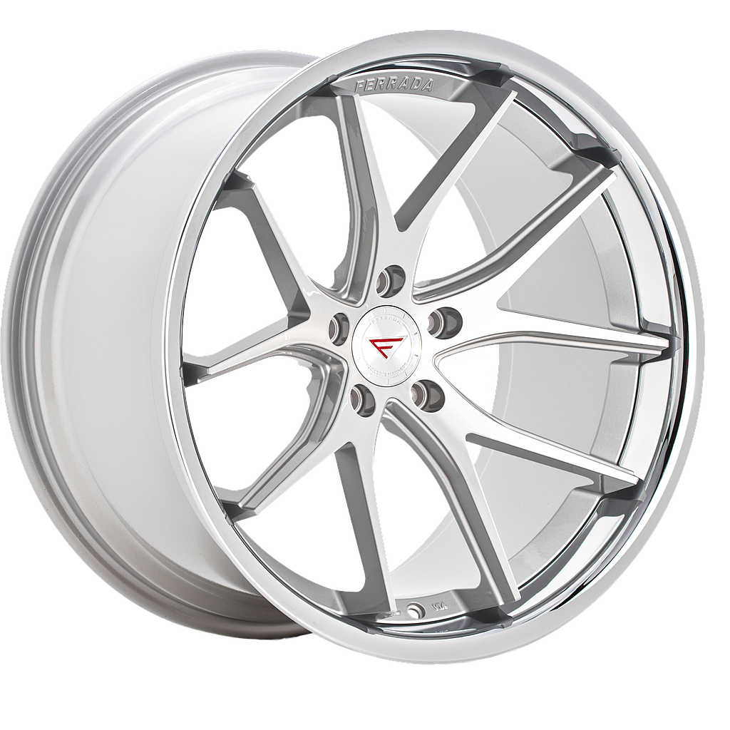 FERRADA FR2 Machine Silver / Chrome Lip 9.5x22 74.1 60° Kegel