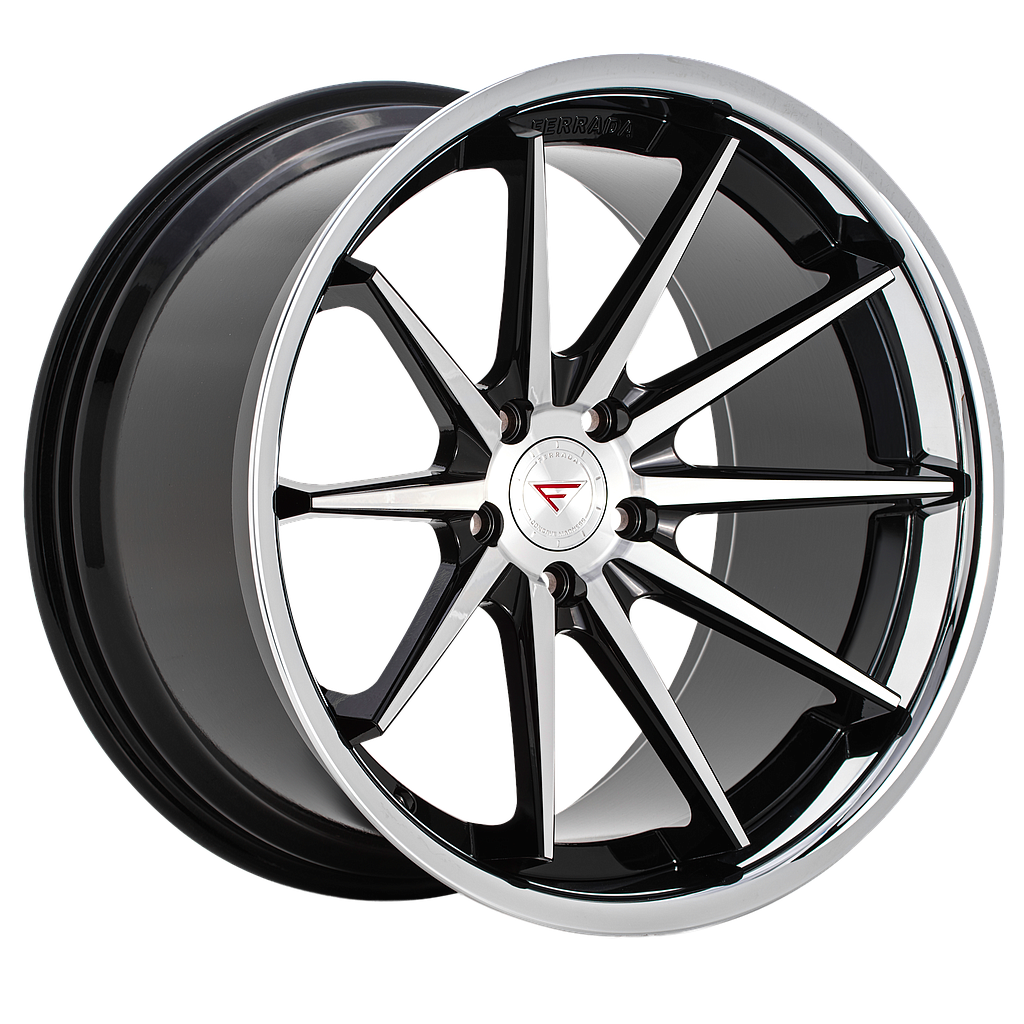 FERRADA FR4 Machine Black / Chrome Lip 10.5x20 66.6 60° Kegel