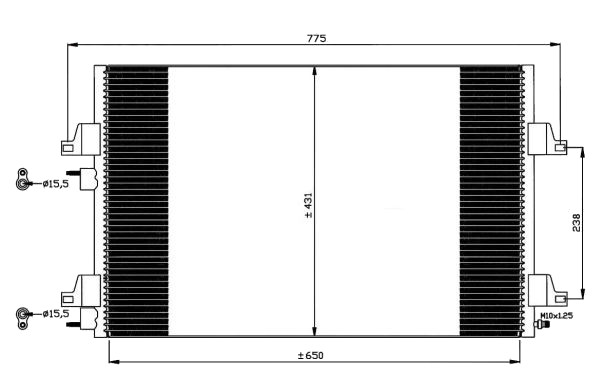 Condenser, air conditioning