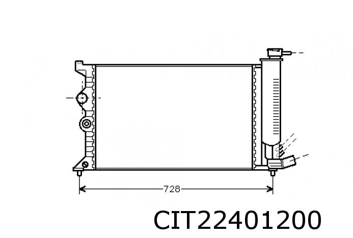 Kühler Xantia 1,8/2,0 -4.95