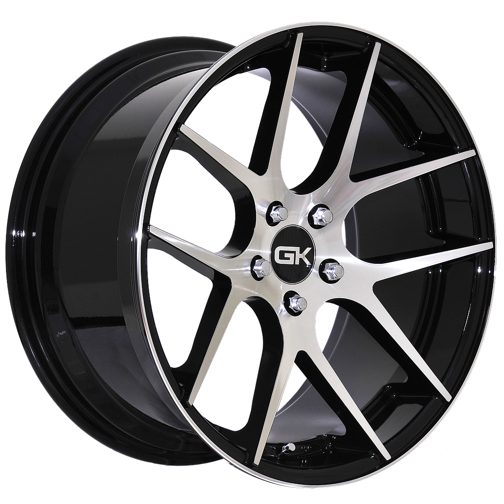 GK 270 Gloss Black / Front Polished 8.5x19 74.1 60° Kegel