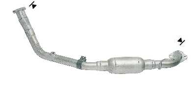 Frontera B -9/00 (2.2i-16V) katalysator