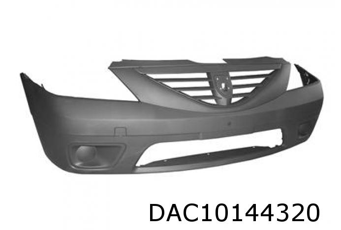 Stossstange vorne schwarz (NEX) Logan MCV bis Bj.11.08 Pick-up Express