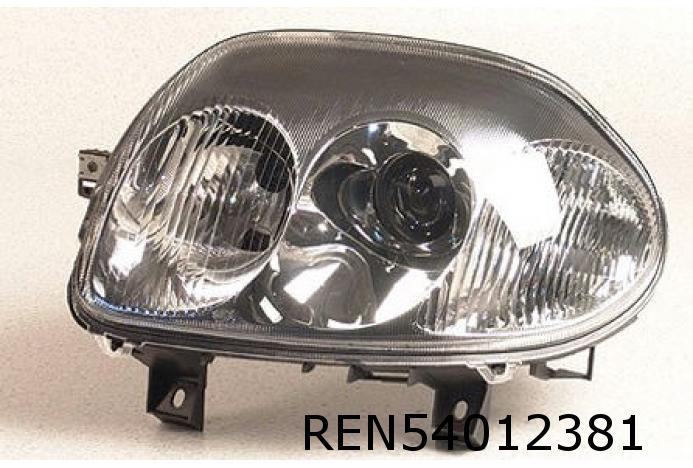 Doppelscheinwerfer links HB3/H7 Clio Sport ab Bj.03.98