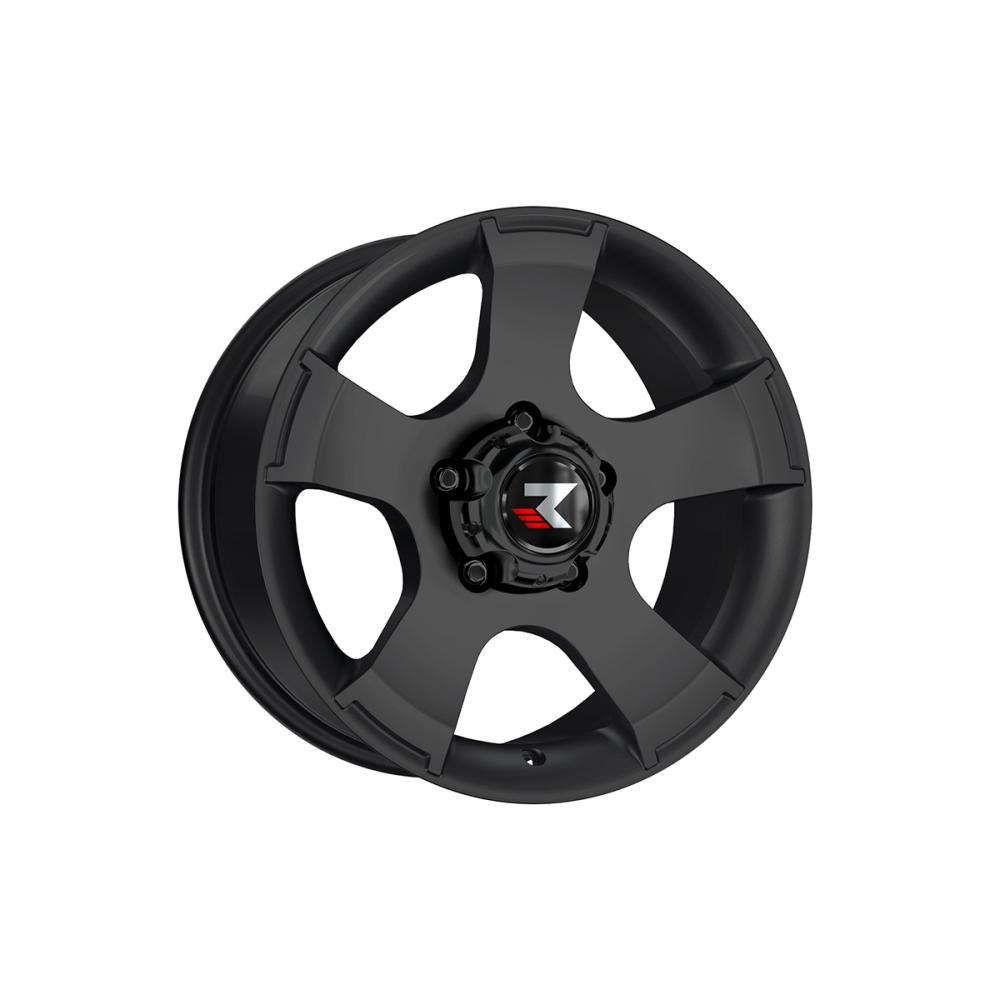 REDUST 4x Felgen CP Duster 3 + Bigster Schwarz Matt - Kappe Schwarz Alu