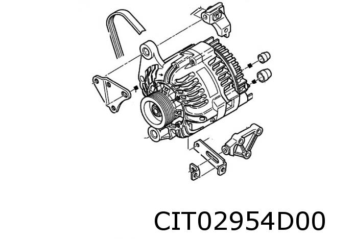 Lichtmaschine 70A Berlingo / Saxo / Xsara