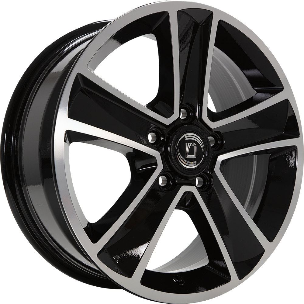 DIEWE MAMMUT5 neros machined 7.0x16 ET42 5x108 65.1