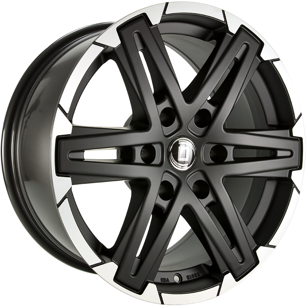 DIEWE GREZZO nero machined 8.5x18 ET25 6x139.7 93.1