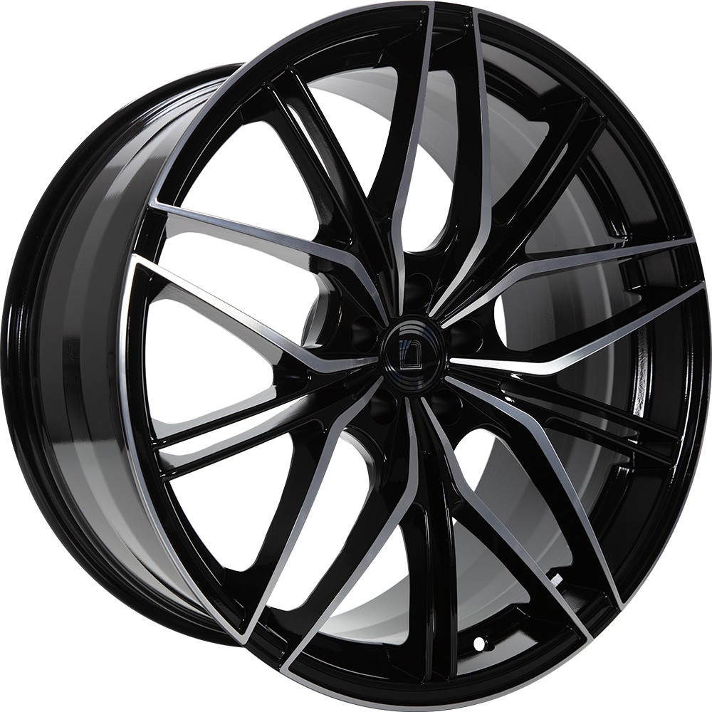DIEWE BRENTA nero machined 9.5x21 ET40 5x114.3 64.1